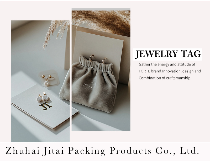 JTC011 coated paper card for jewelry