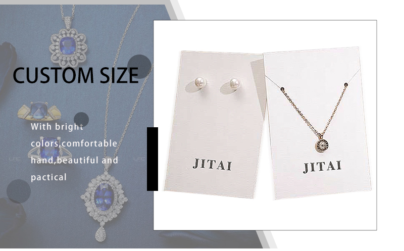 JTC013 simple paper card for jewelry