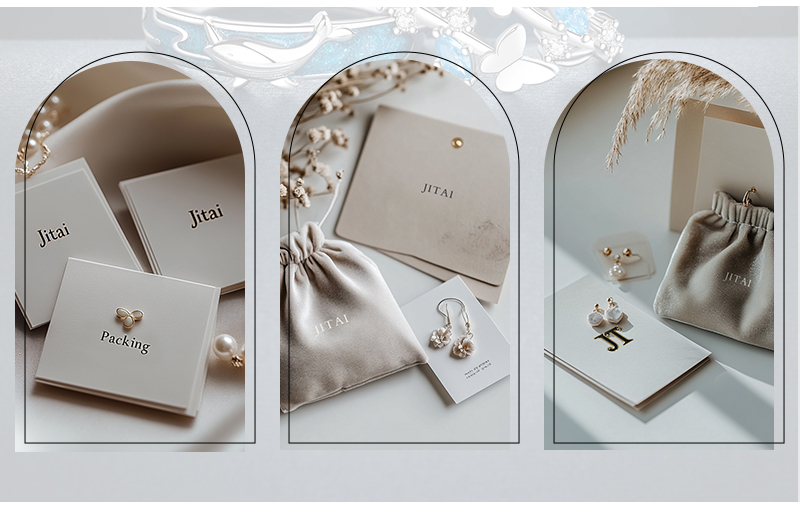 JTC013 simple paper card for jewelry