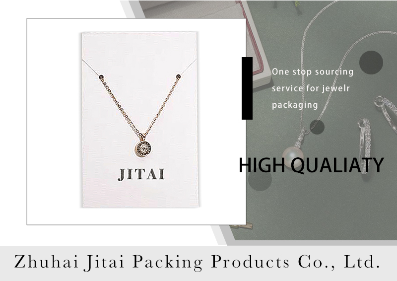 JTC013 simple paper card for jewelry