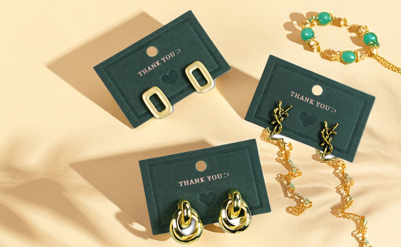 JTC019 deboss logo jewelry card