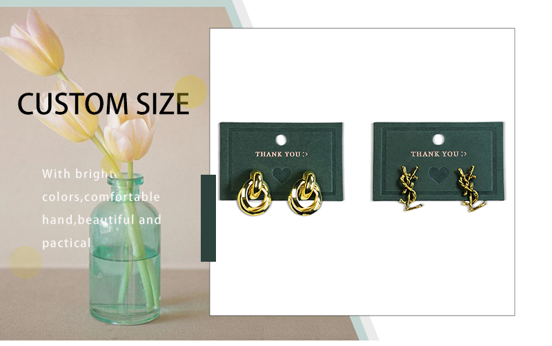 JTC019 deboss logo jewelry card