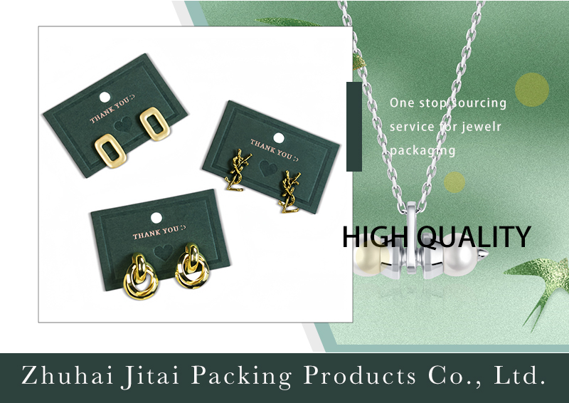 JTC019 deboss logo jewelry card