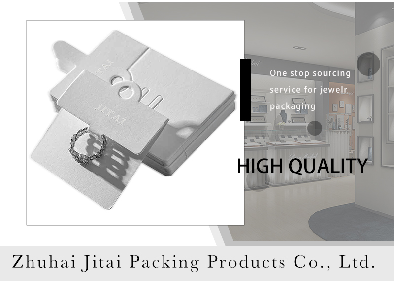 JTC026 white luxury jewellery card