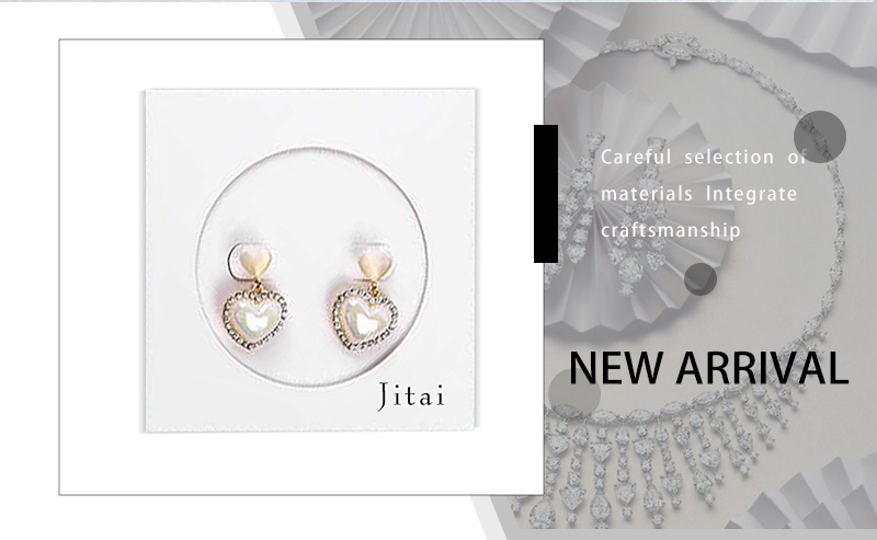 JTC028 heart shape jewelry card