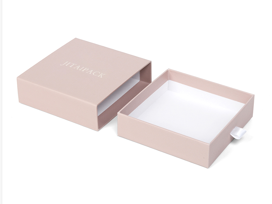 JDB028 pink minimalist drawer jewelry box