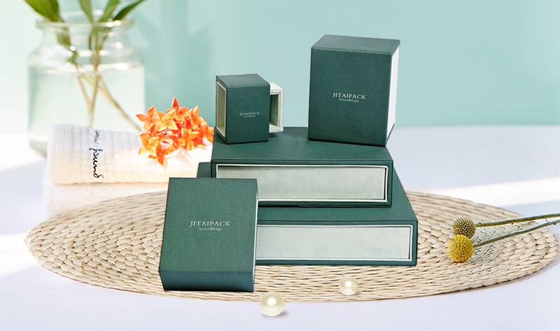 JDB024 green drawer jewelry box