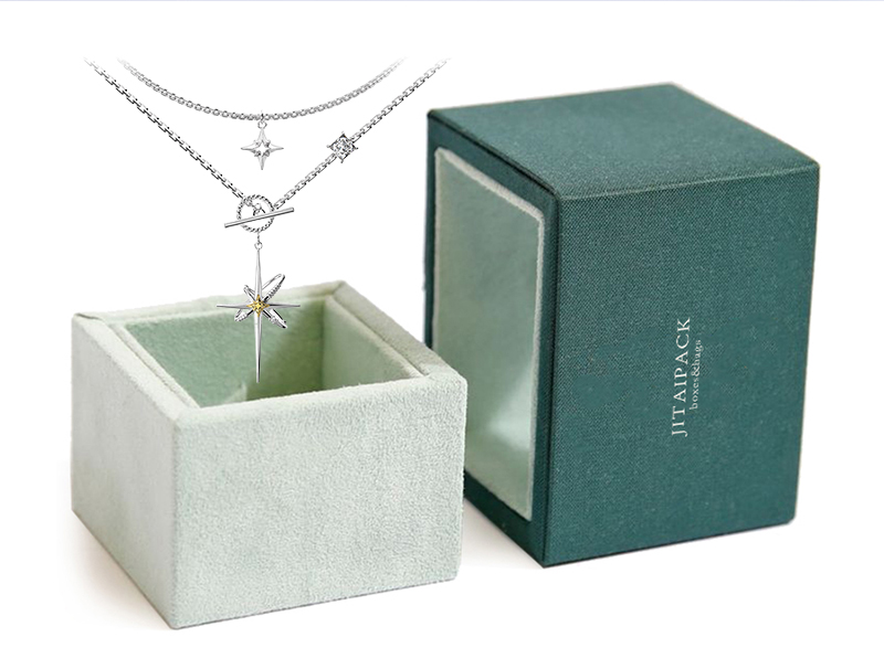 JDB024 green drawer jewelry box