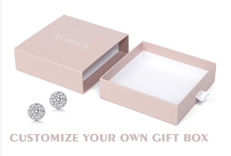 JDB028 pink minimalist drawer jewelry box