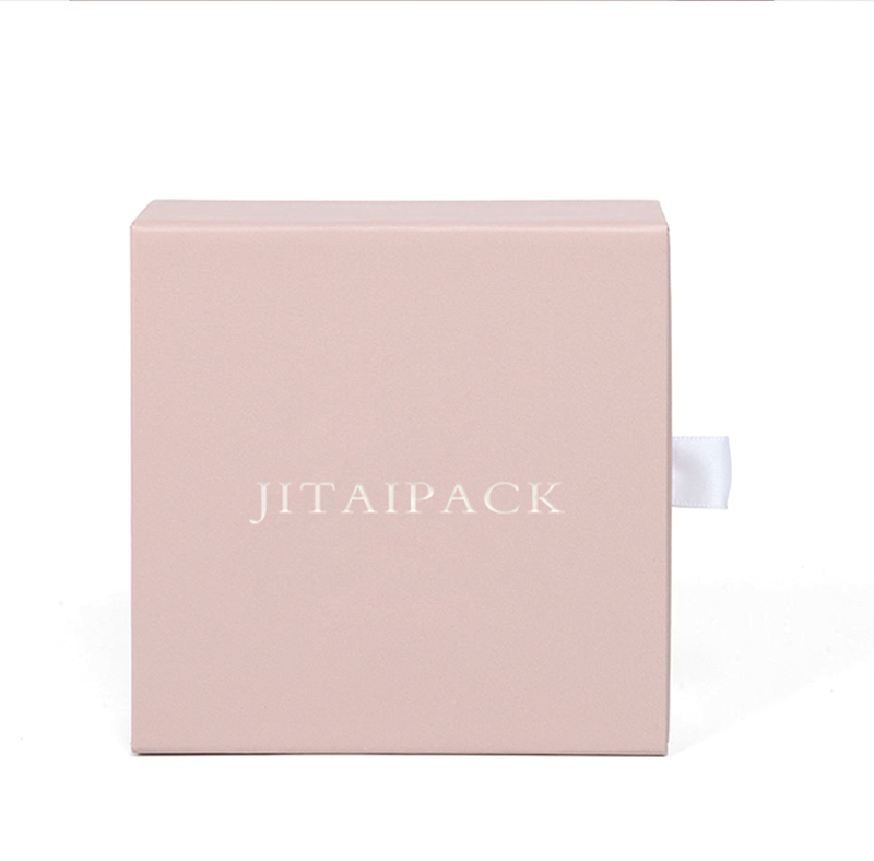 JDB028 pink minimalist drawer jewelry box