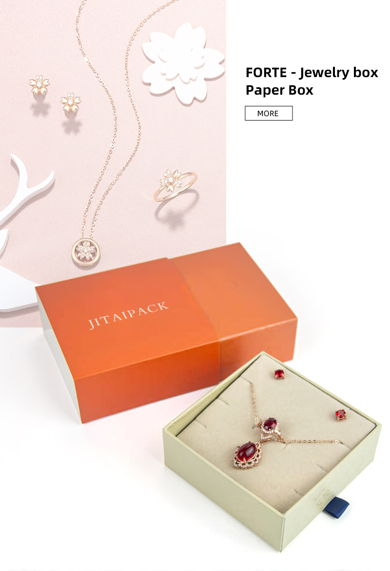 JDB032 drawer jewelry box for necklace