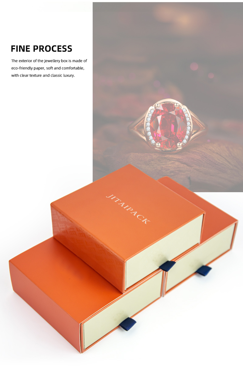 JDB032 drawer jewelry box for necklace