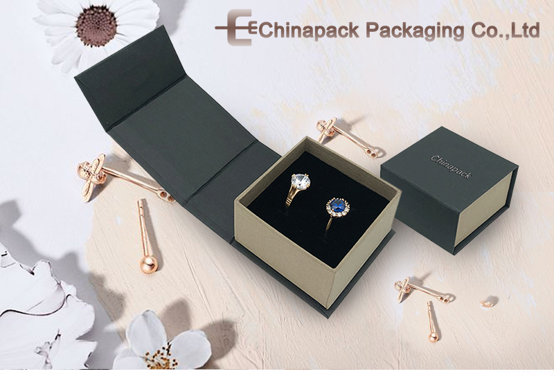 JFB016 black flap jewelry box