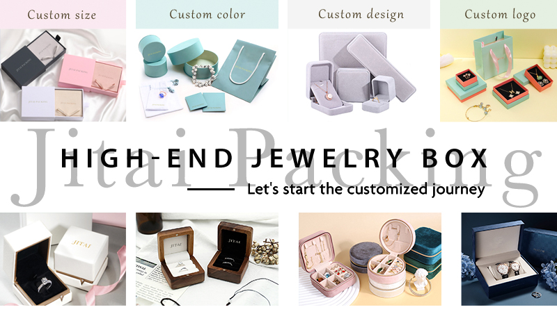 JFB040 white ribbon jewelry box