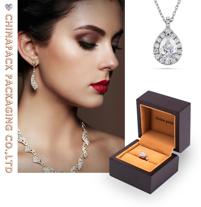 JPB057 dark color jewellery packaging