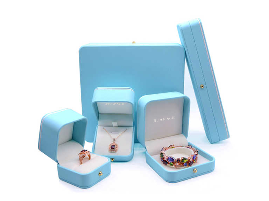 JPB077 cyan jewellery packaging set