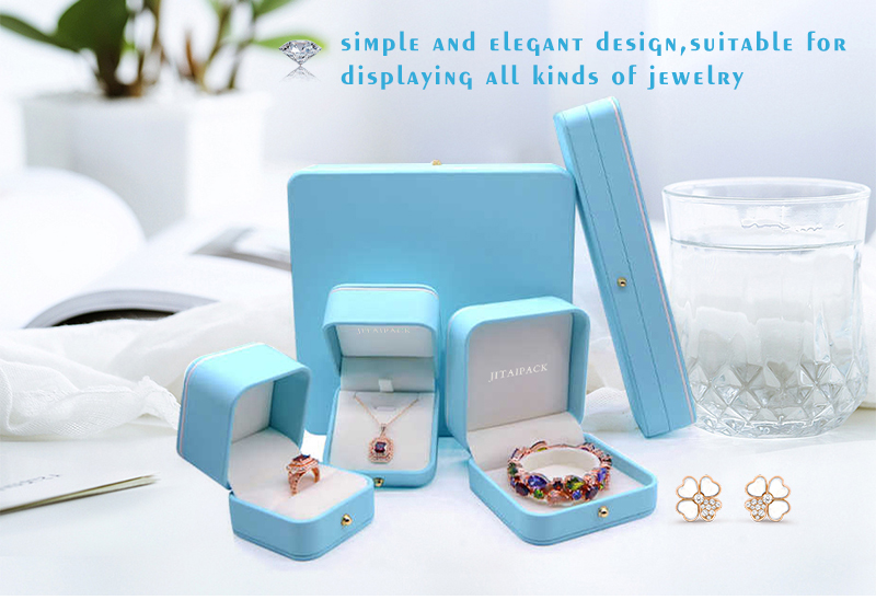 JPB077 cyan jewellery packaging set