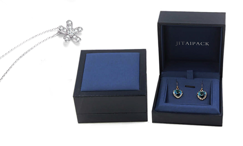 JPB102 blue square jewellery packaging