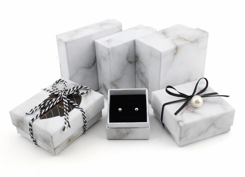 JRB011 marble grain jewellery packaging