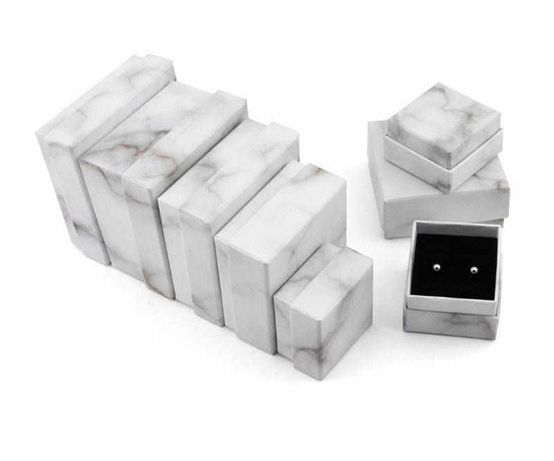JRB011 marble grain jewellery packaging