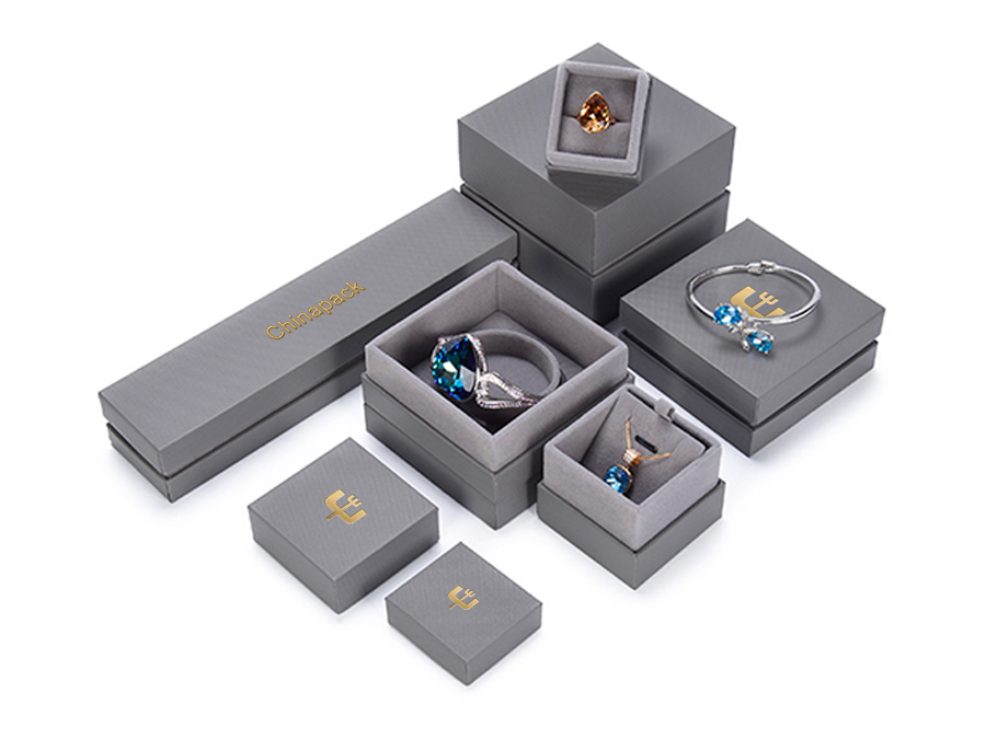 JTB008 grey jewellery packaging