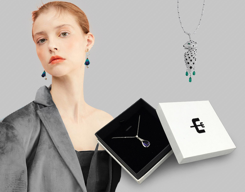 JTB025 white jewellery packaging