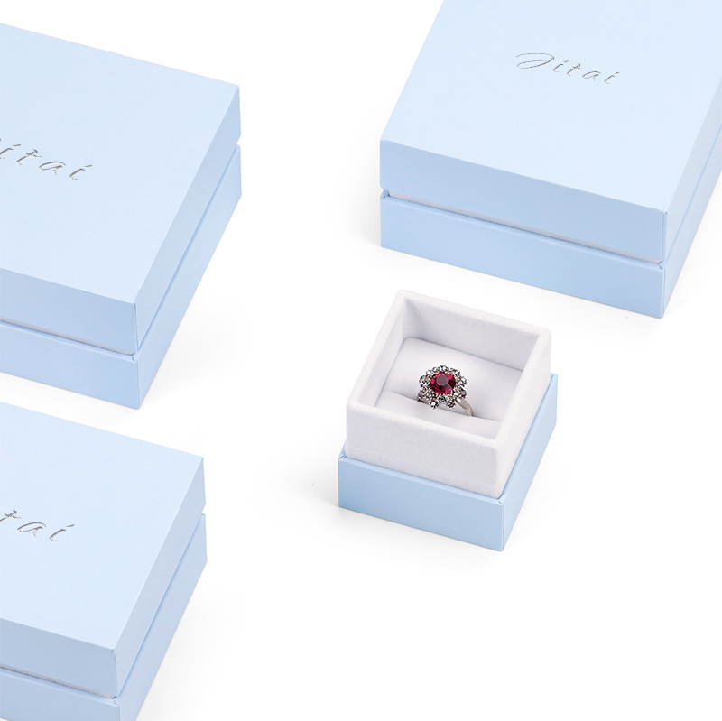 JTB031 light blue jewellery packaging