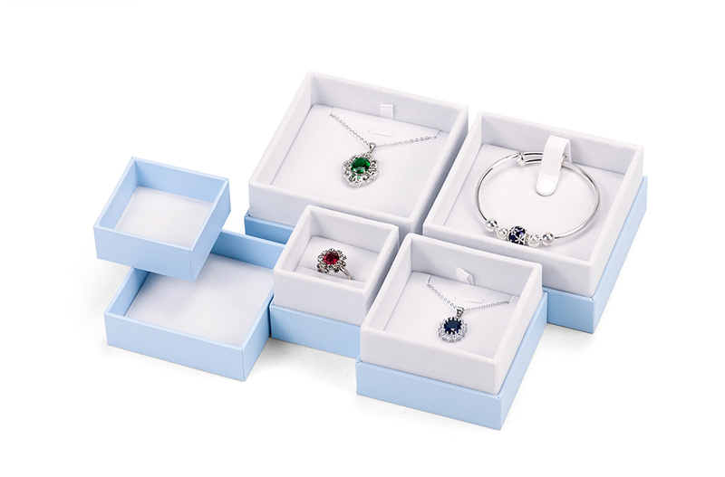 JTB031 light blue jewellery packaging