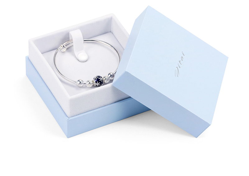 JTB031 light blue jewellery packaging