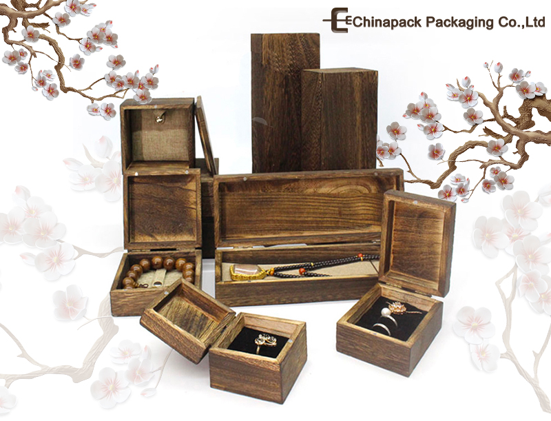 JWB013 wood jewellery packaging set