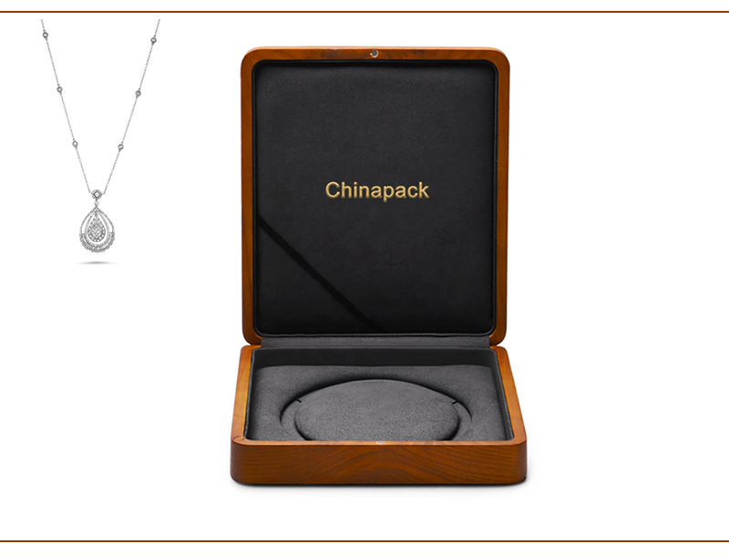 JWB016 square wood jewellery packaging