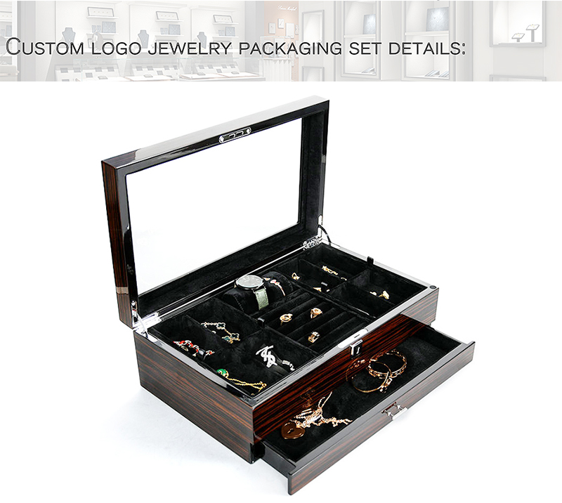 JWB044 wooden jewellery packaging