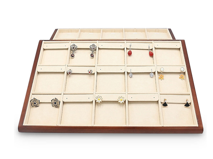 JDT015 wooden jewellery display tray