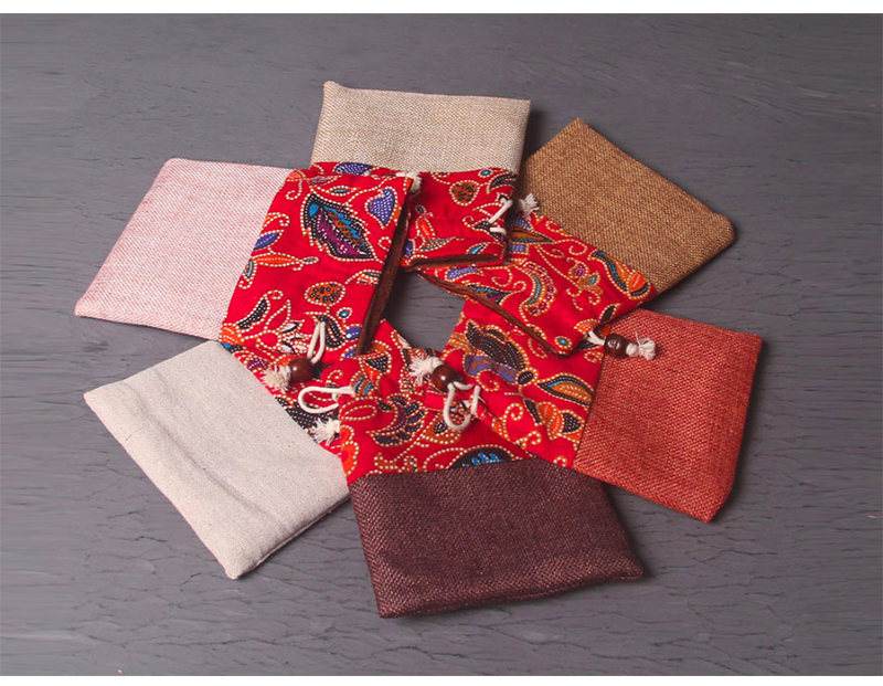 JPD023 jewellery pouch with ethnic style