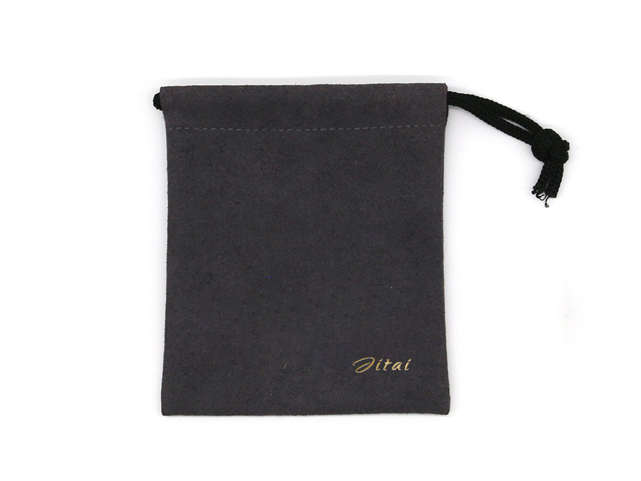 JPD064 black jewellery drawstring pouch