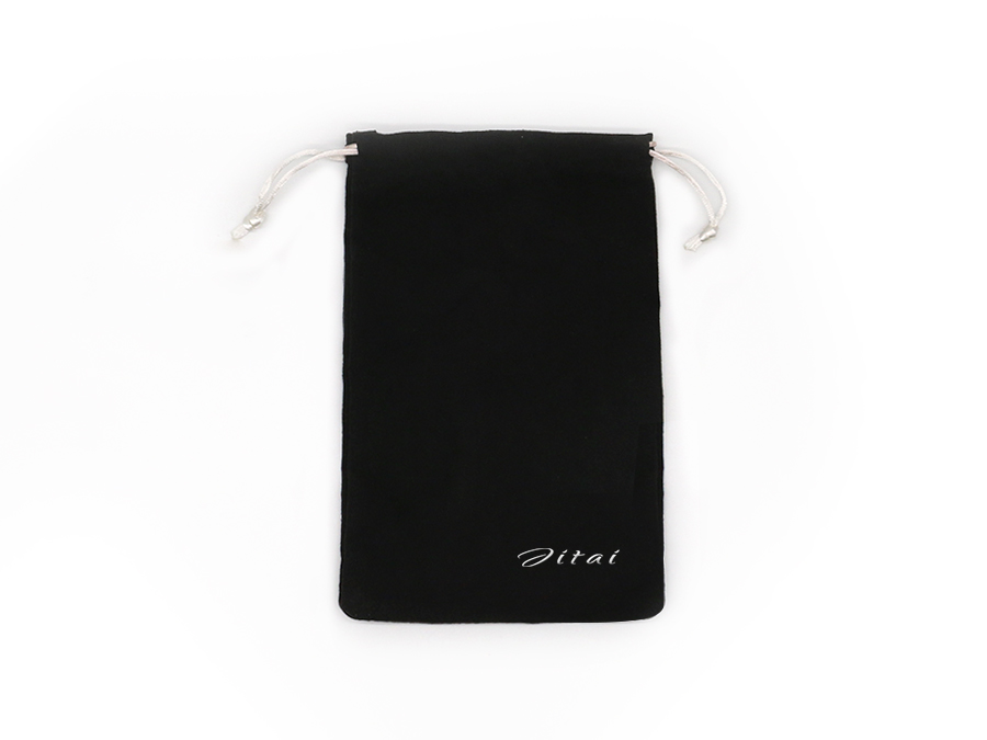 JPD081 black velvet jewellery pouch