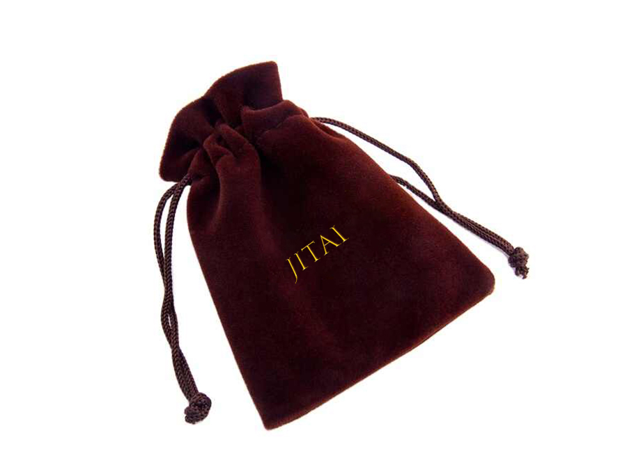 JPD084 red velvet jewellery bag