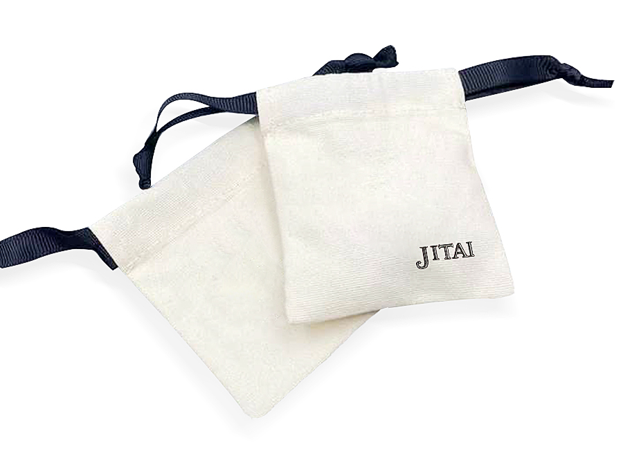 JPD093 white jewellery pouch