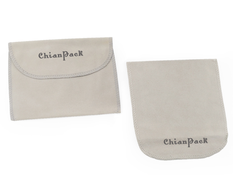 JPF002 white jewellery flap pouch