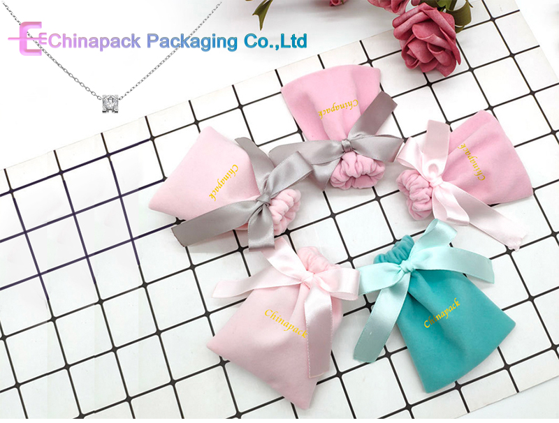 JPD047 velvet jewellery pouch for ring