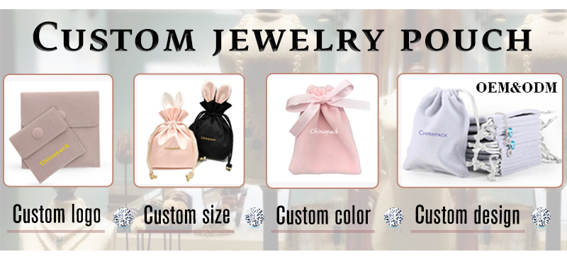 JPD048 black and pink jewellery pouch