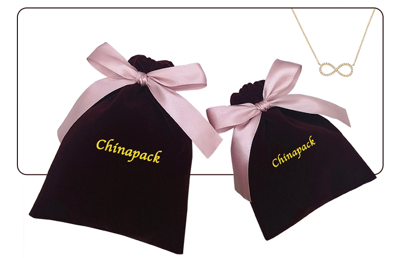 JPD048 black and pink jewellery pouch