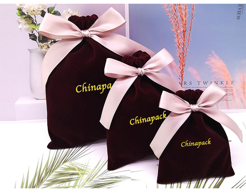 JPD048 black and pink jewellery pouch