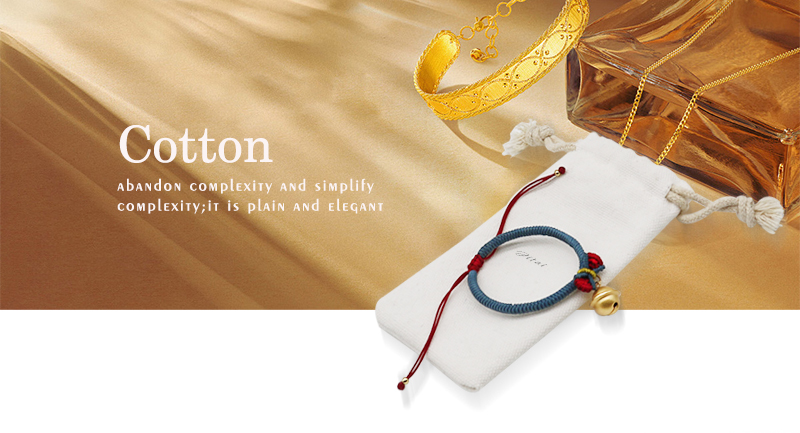 JPD058 cotton jewellery pouch