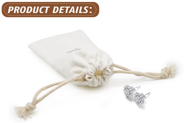 JPD058 cotton jewellery pouch