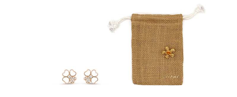 JPD061 linen jewellery pouch