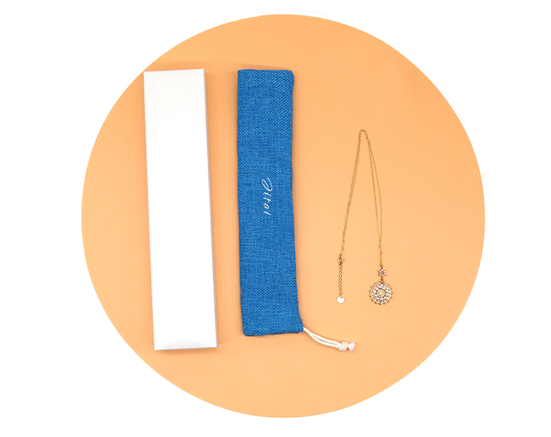 JPD070 linen jewellery pouch