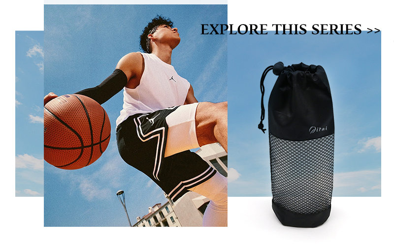 JPD072 round drawstring pouch