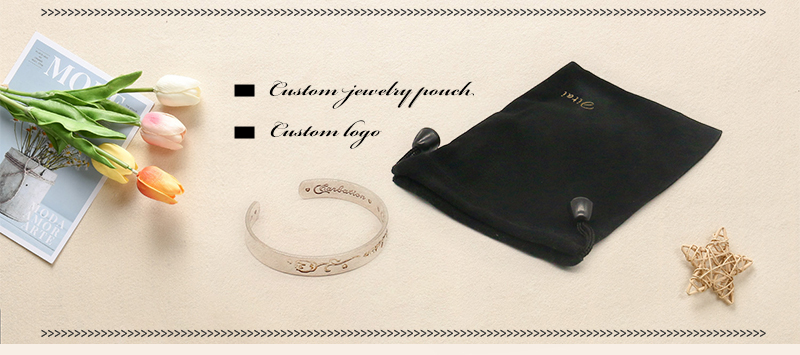 JPD076 black velvet jewellery pouch