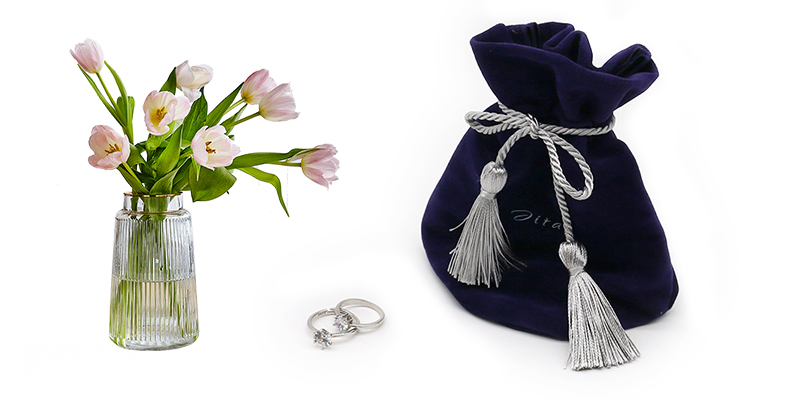 JPD077 velvet jewellery pouch